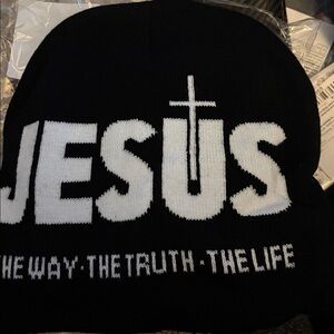 JESUS KNIT BEANIE